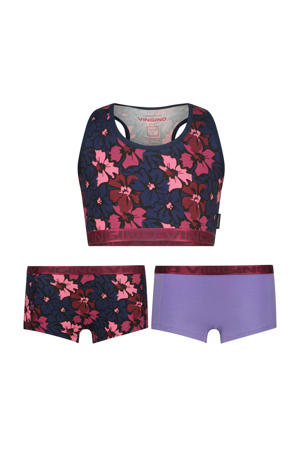   bh top + short multicolor