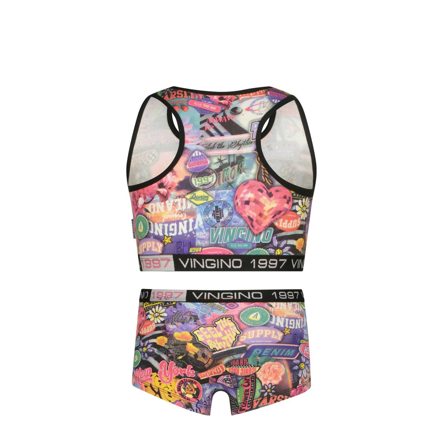 Vingino bh top + short multicolor