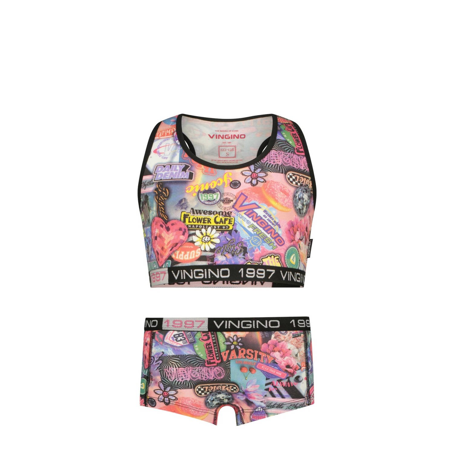 Vingino bh top + short multicolor