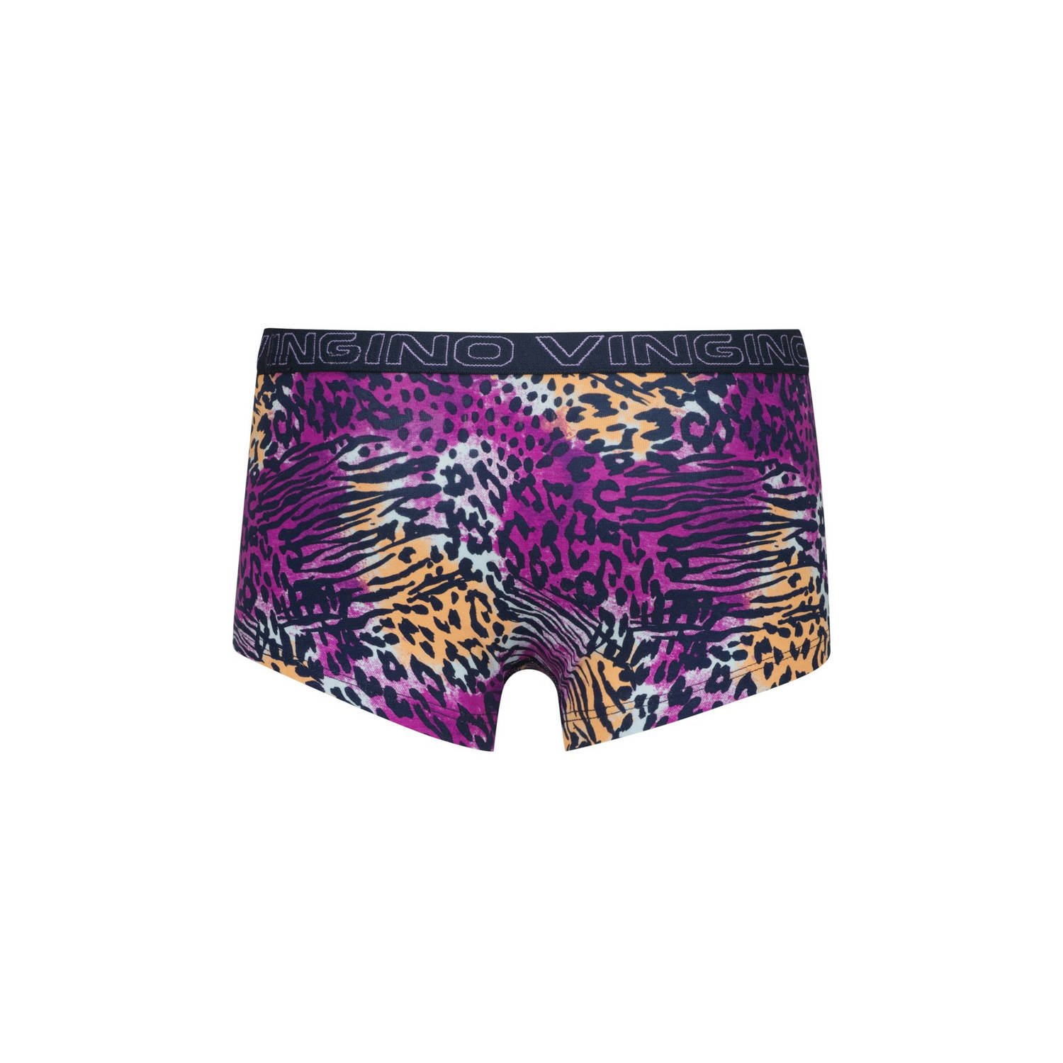 Vingino boxershort set van 7 paars roze zwart