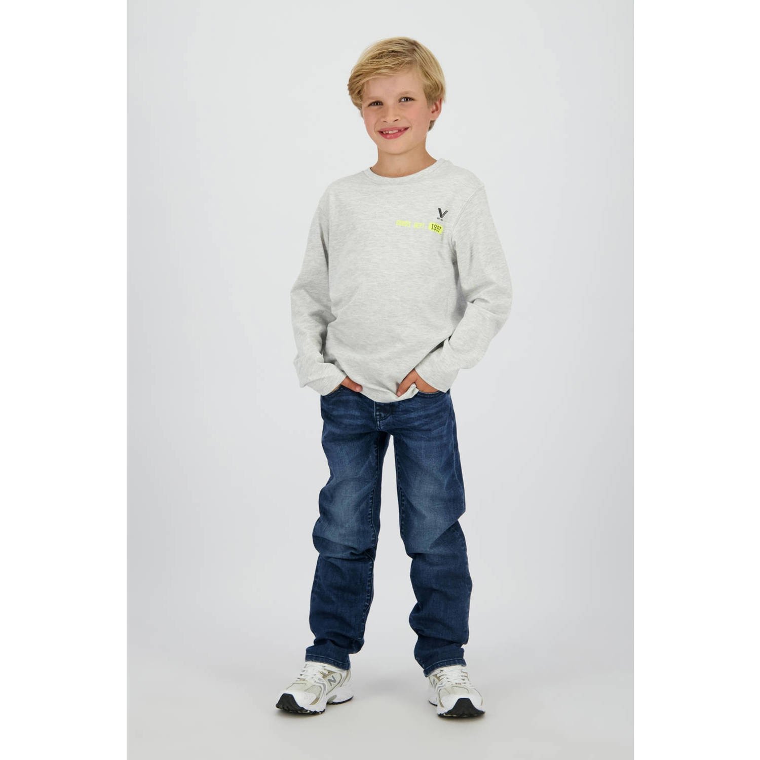 Vingino straight leg jeans medium blue denim
