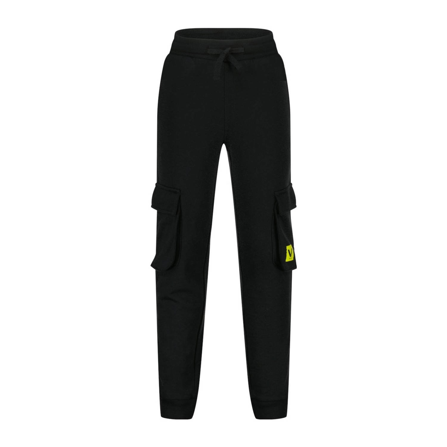 Vingino relaxed cargo broek zwart