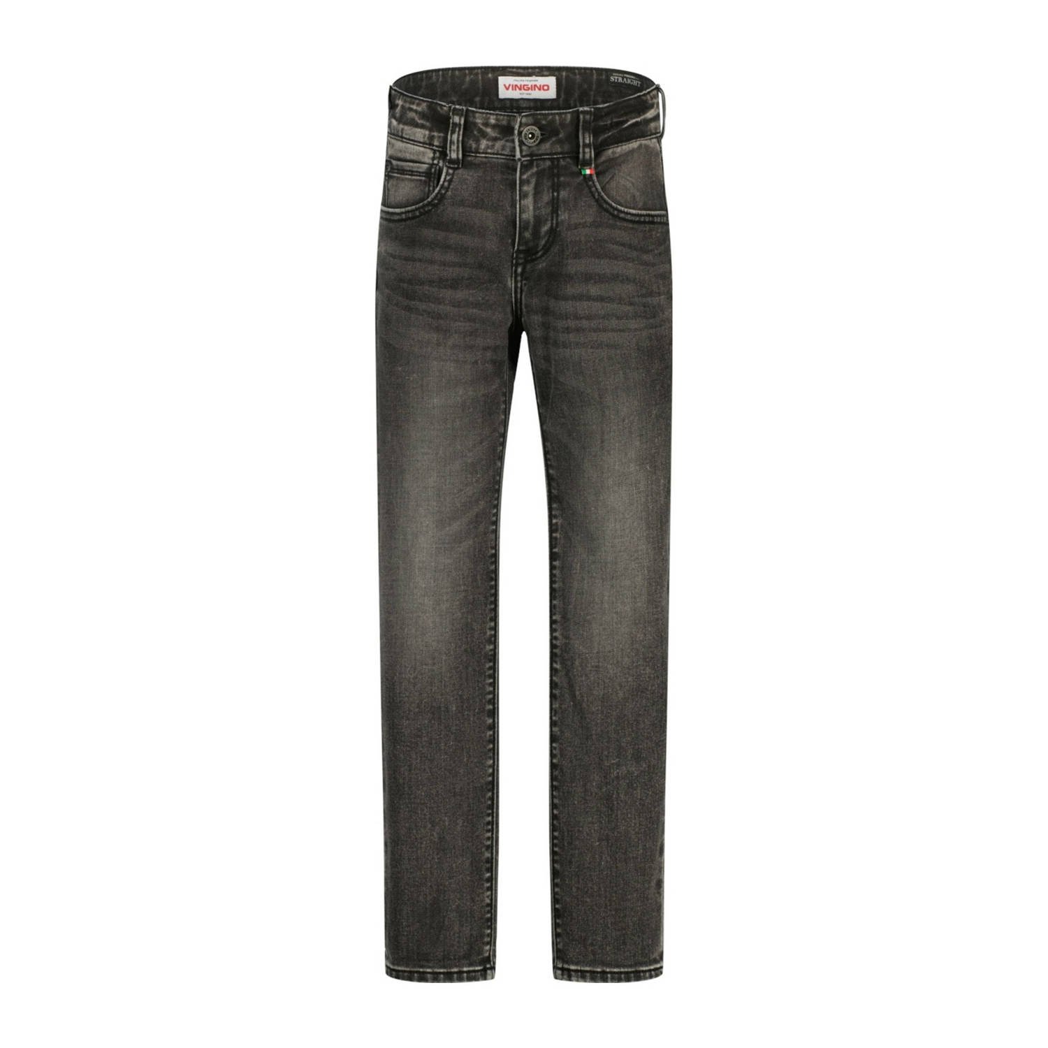 Vingino straight leg jeans grey denim