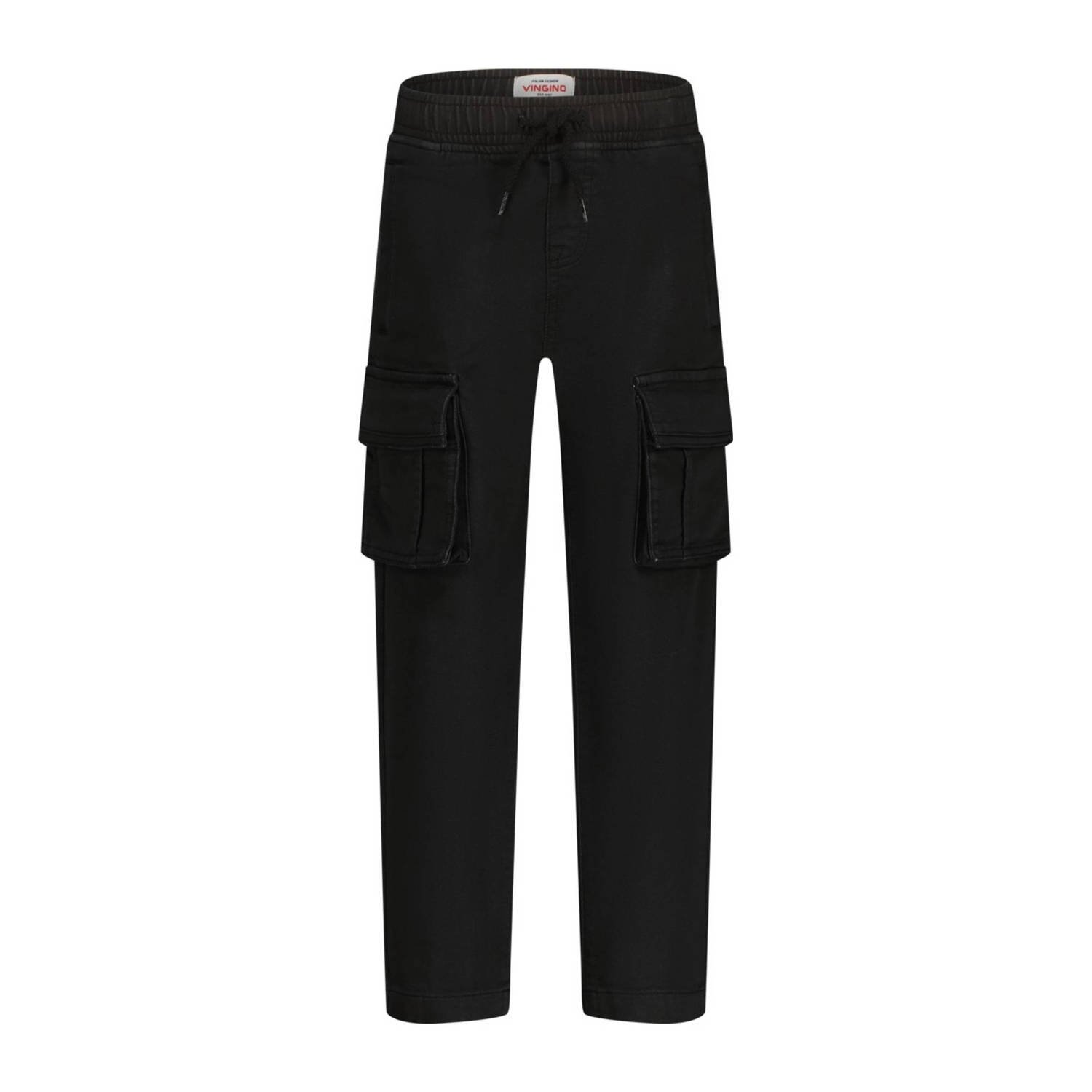 Vingino loose cargo broek zwart