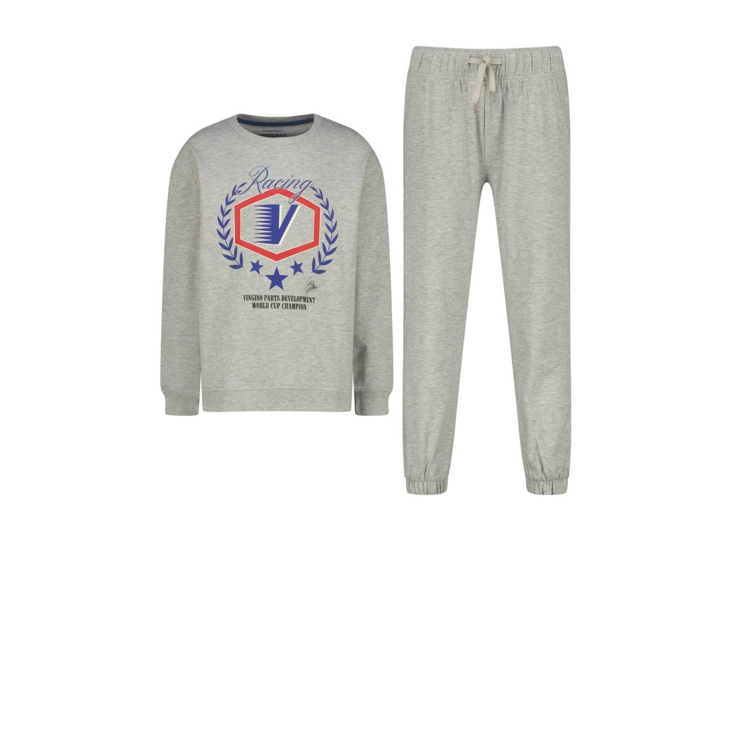 Vingino pyjamaset grijs melange