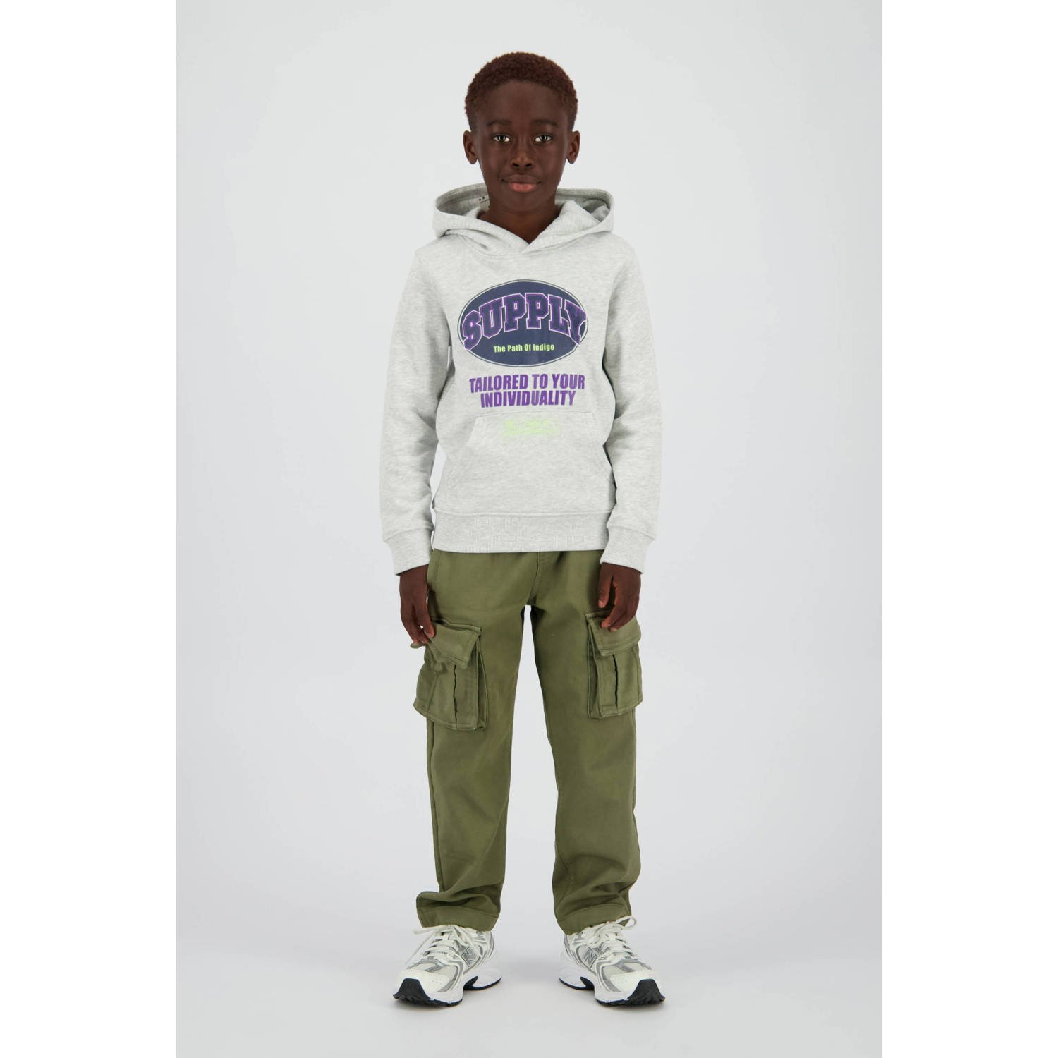 Vingino loose cargo broek olijfgroen