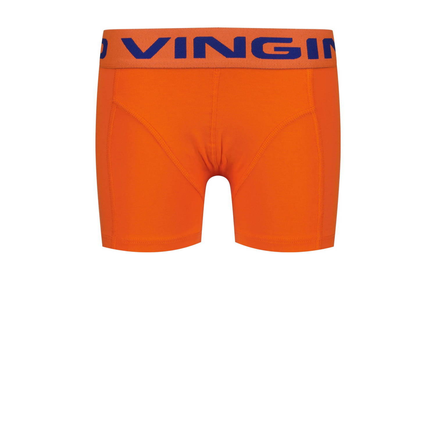 Vingino boxershort set van 3 blauw oranje