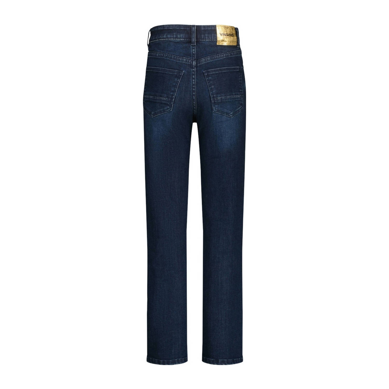Vingino straight leg jeans dark blue denim