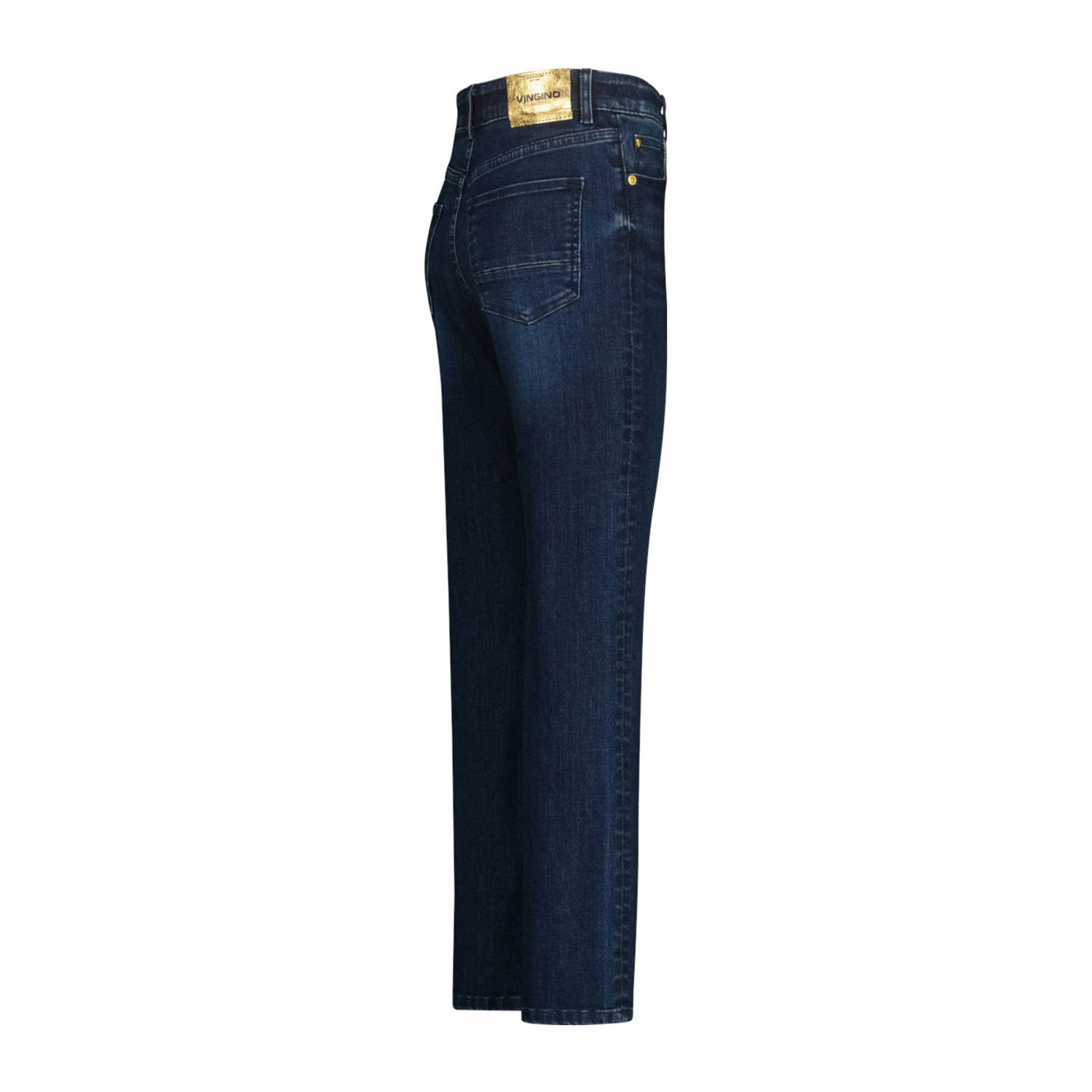 Vingino straight leg jeans dark blue denim