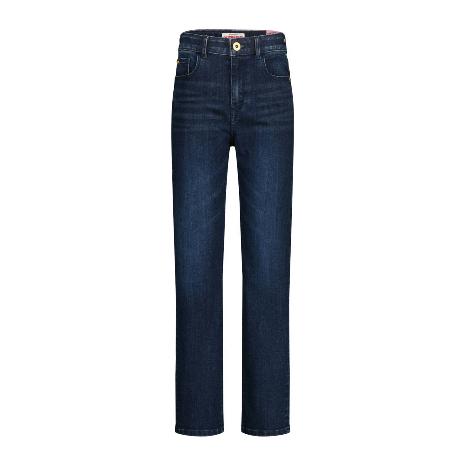 Vingino straight leg jeans dark blue denim