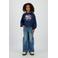 Vingino wide leg baggy jeans medium blue denim