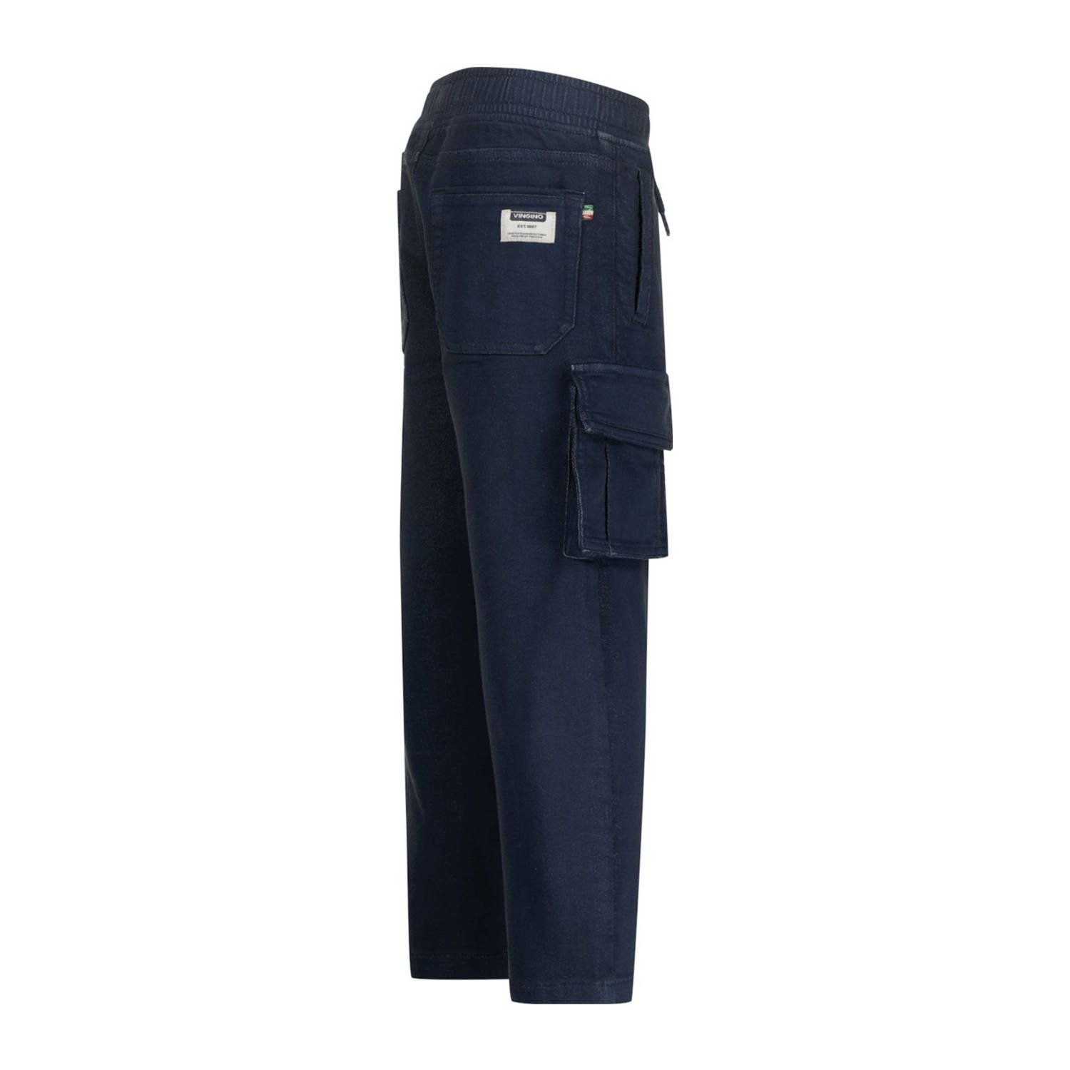 Vingino loose cargo broek donkerblauw