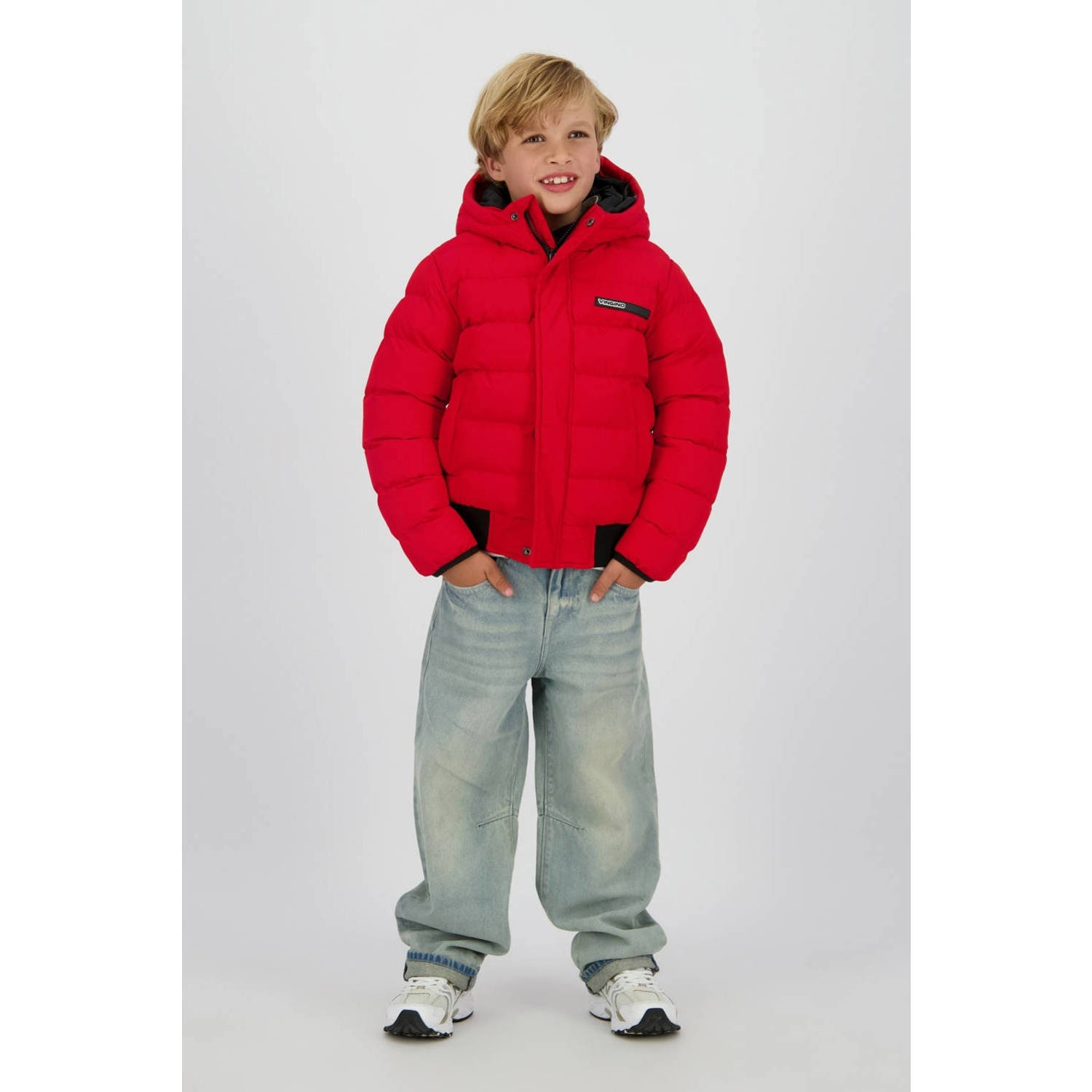 Vingino gewatteerde jas rood
