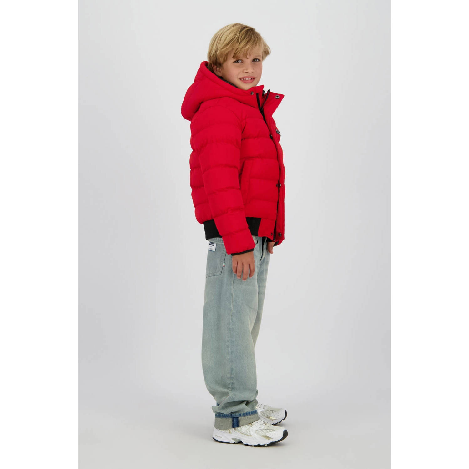 Vingino gewatteerde jas rood