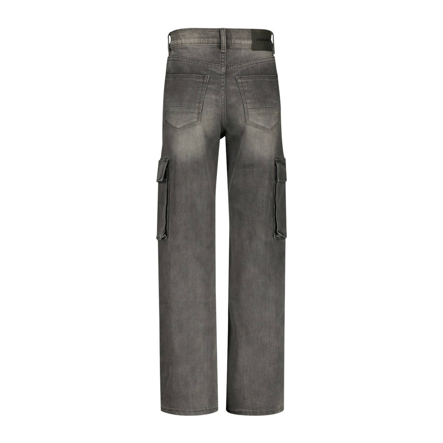 Vingino wide leg jeans black denim