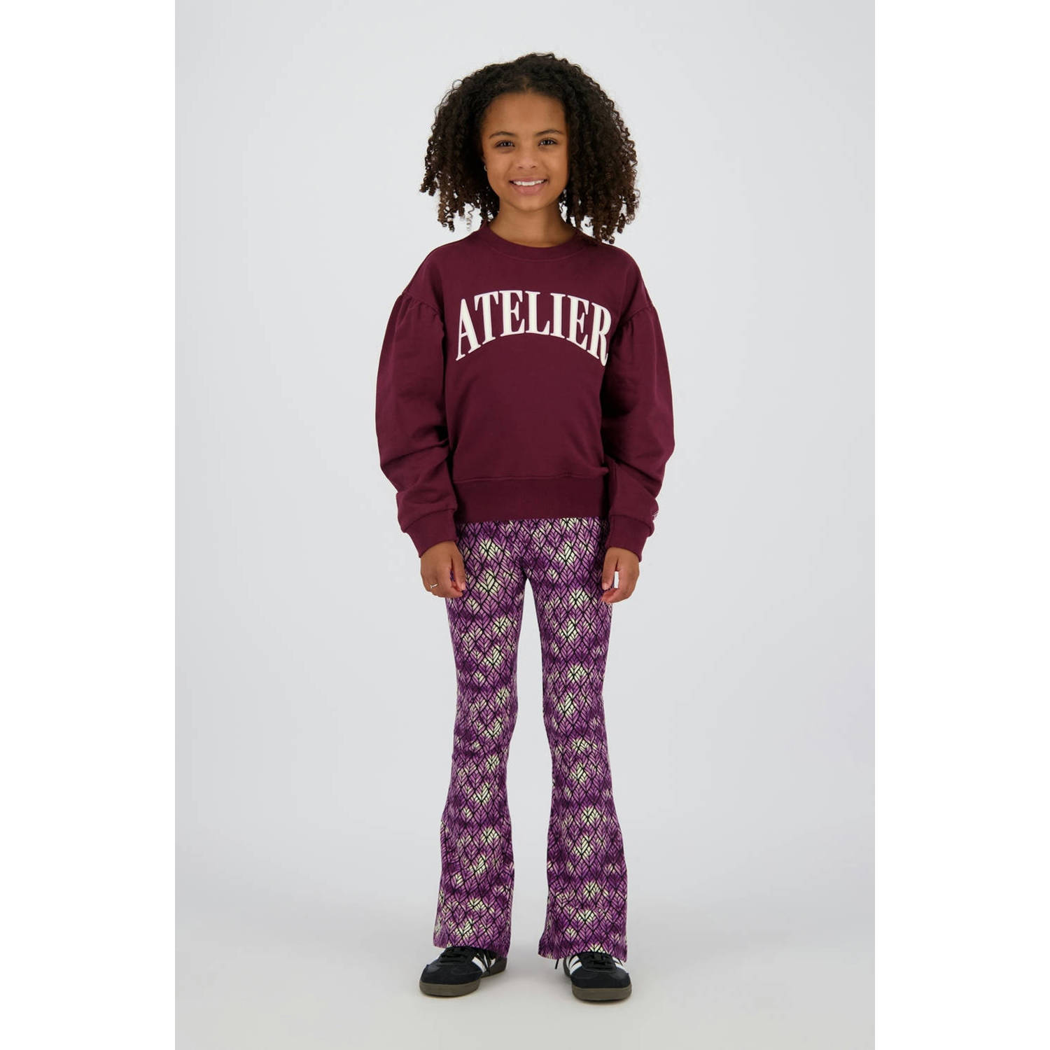 Vingino flared legging paars