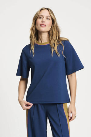 T-shirt donkerblauw
