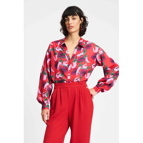 POM Amsterdam blouse rood afbeelding