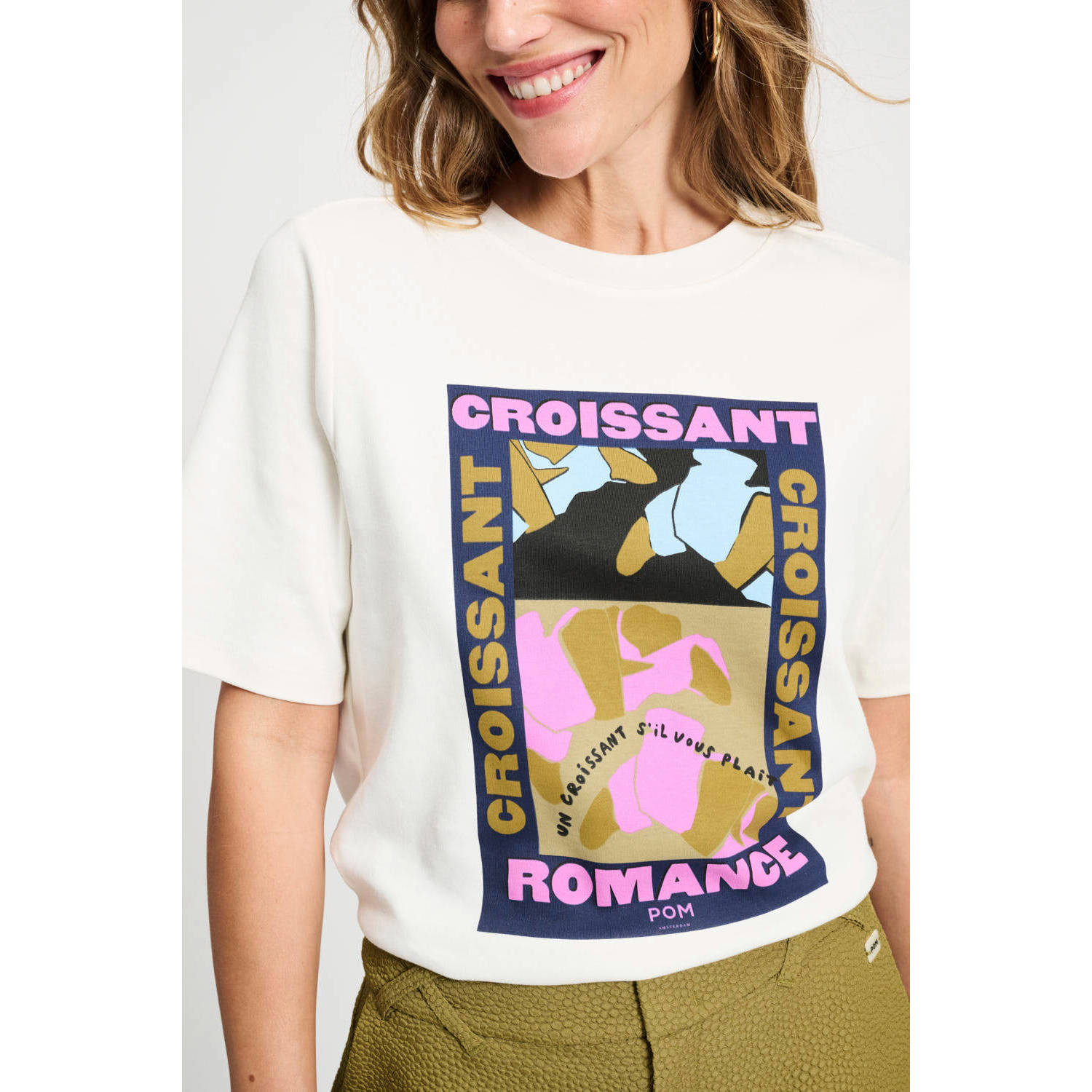 POM Amsterdam T-shirt wit
