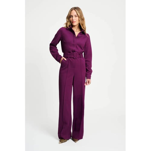 POM Amsterdam jumpsuit paars afbeelding
