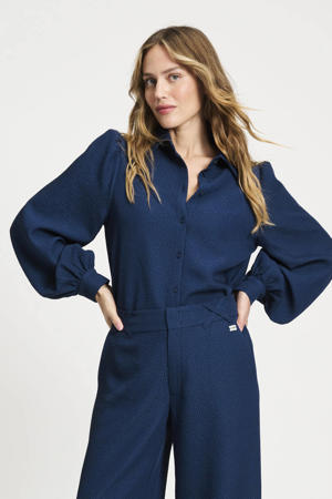 blouse donkerblauw