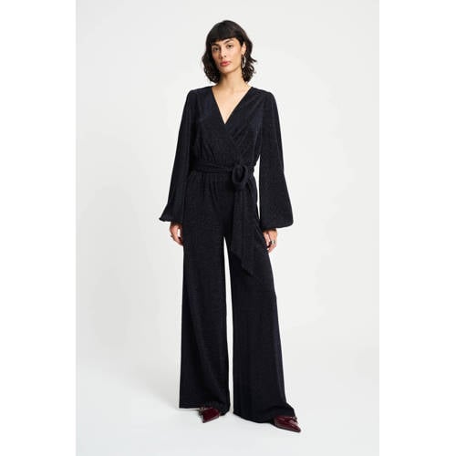 POM Amsterdam zwart regular met lurex jumpsuit afbeelding