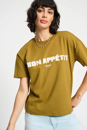 T-shirt bruin