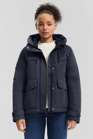 winterjas donkerblauw