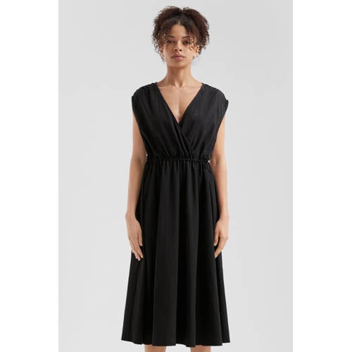 QS midi jurk zwart afbeelding