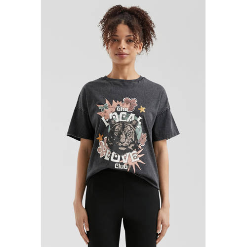 QS T-shirt zwart afbeelding