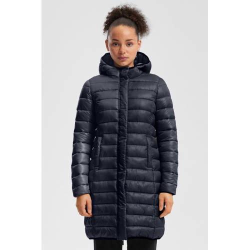 QS gewatteerde jas donkerblauw afbeelding