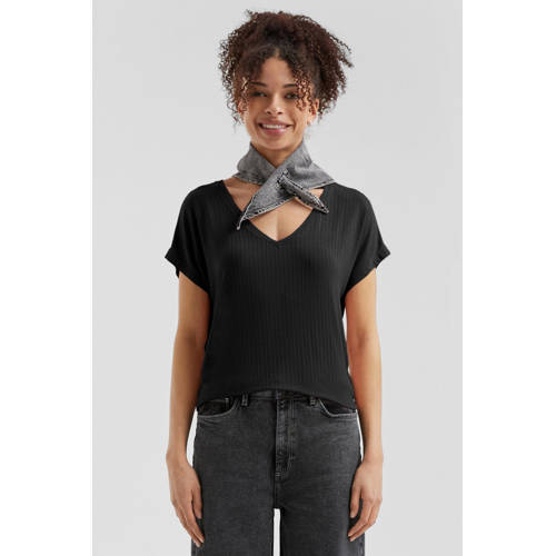 QS top zwart afbeelding
