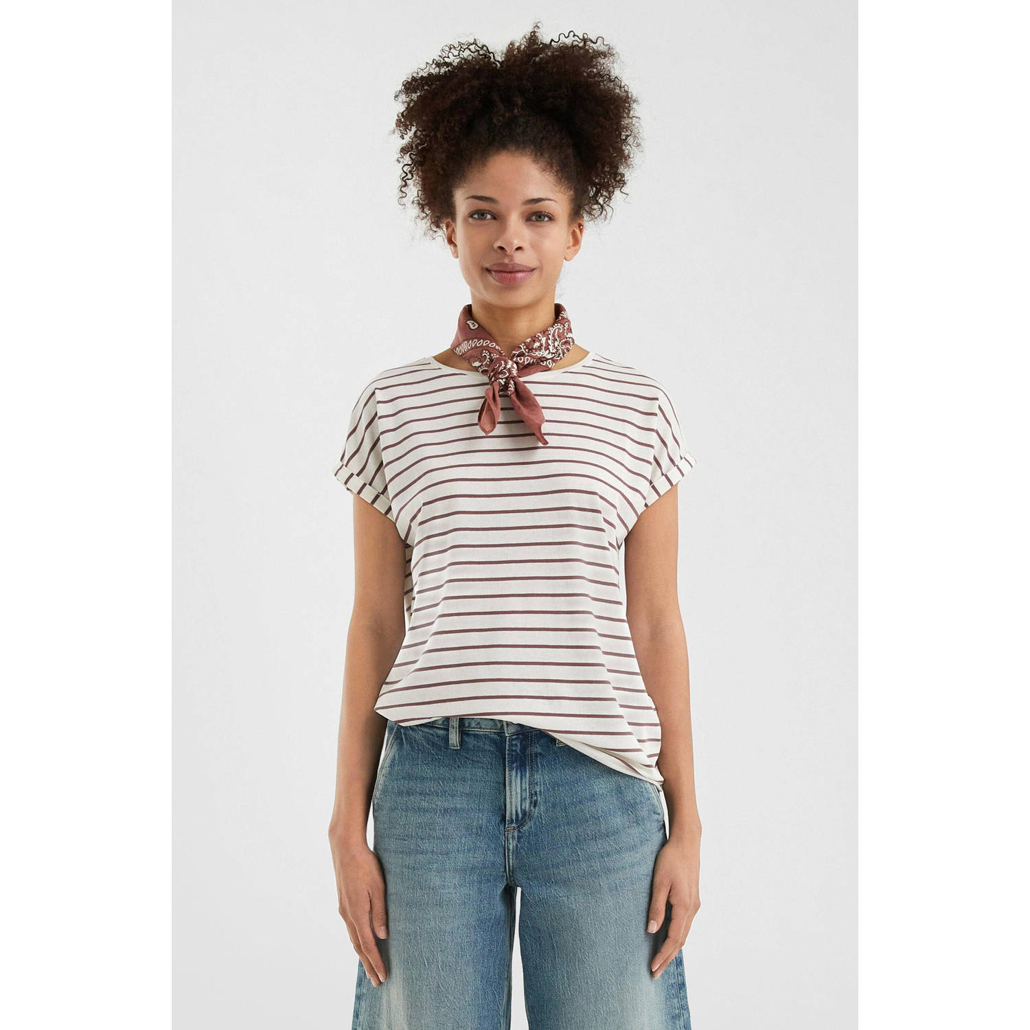Q S by s.Oliver jersey T-shirt roze