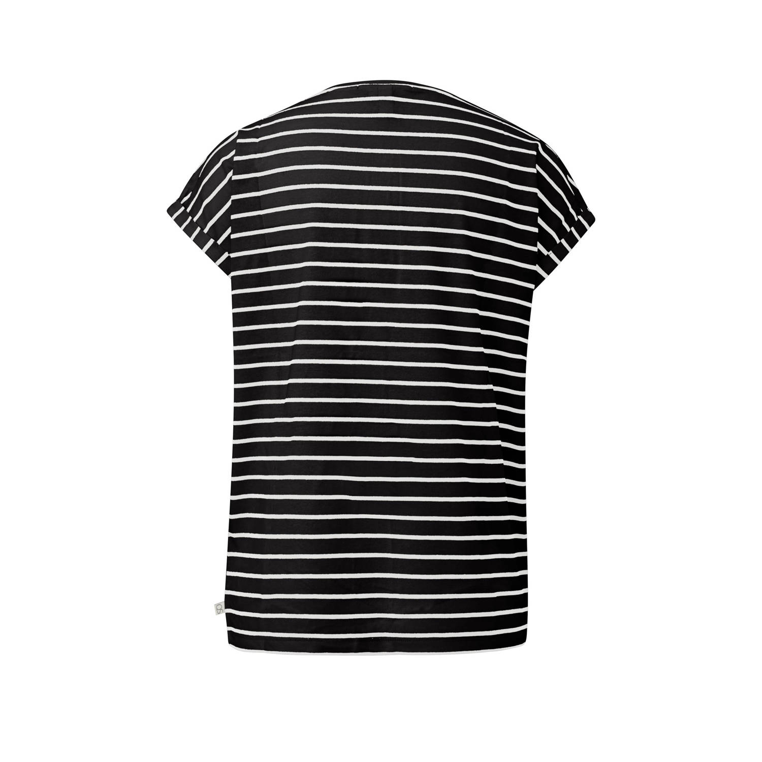Q S by s.Oliver jersey T-shirt zwart