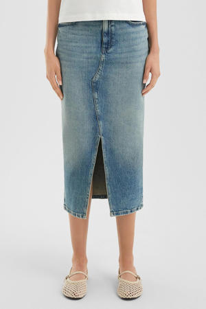 denim spijkerrok medium blue denim