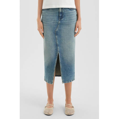 QS denim spijkerrok medium blue denim afbeelding