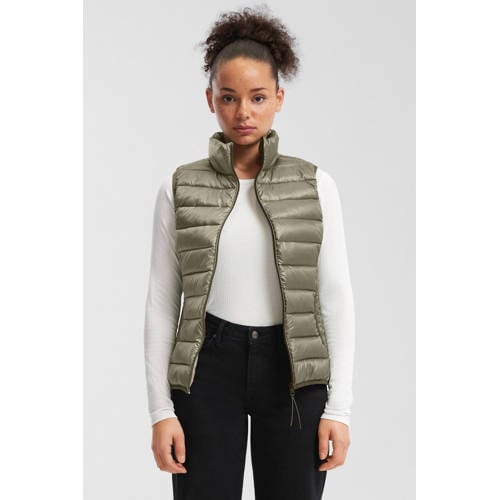 QS bodywarmer kaki afbeelding