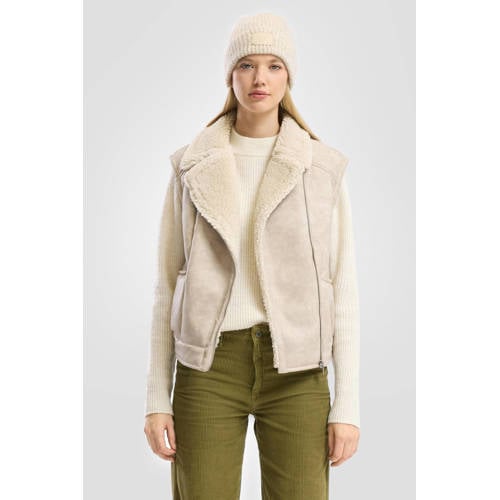 QS gilet ecru afbeelding