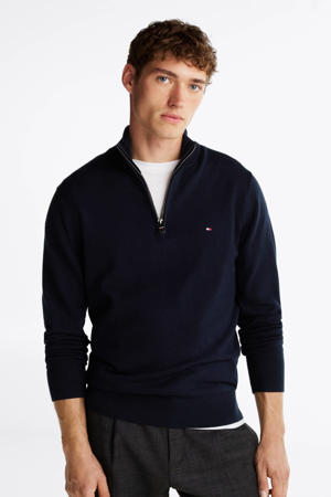 gebreide trui donkerblauw