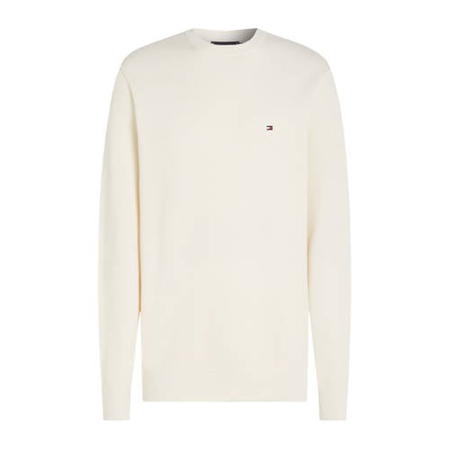 Tommy Hilfiger gebreide trui met textuur ecru afbeelding