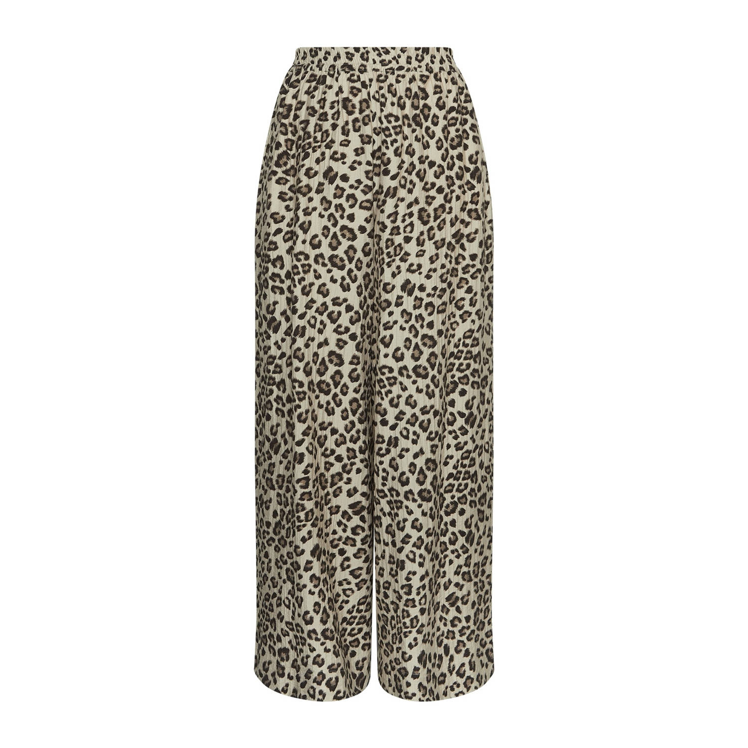 MSCH Copenhagen wide leg regular waist casual broek beige