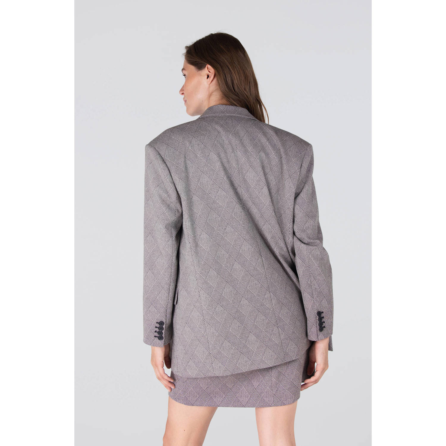 JANSEN Amsterdam oversized blazer zwart