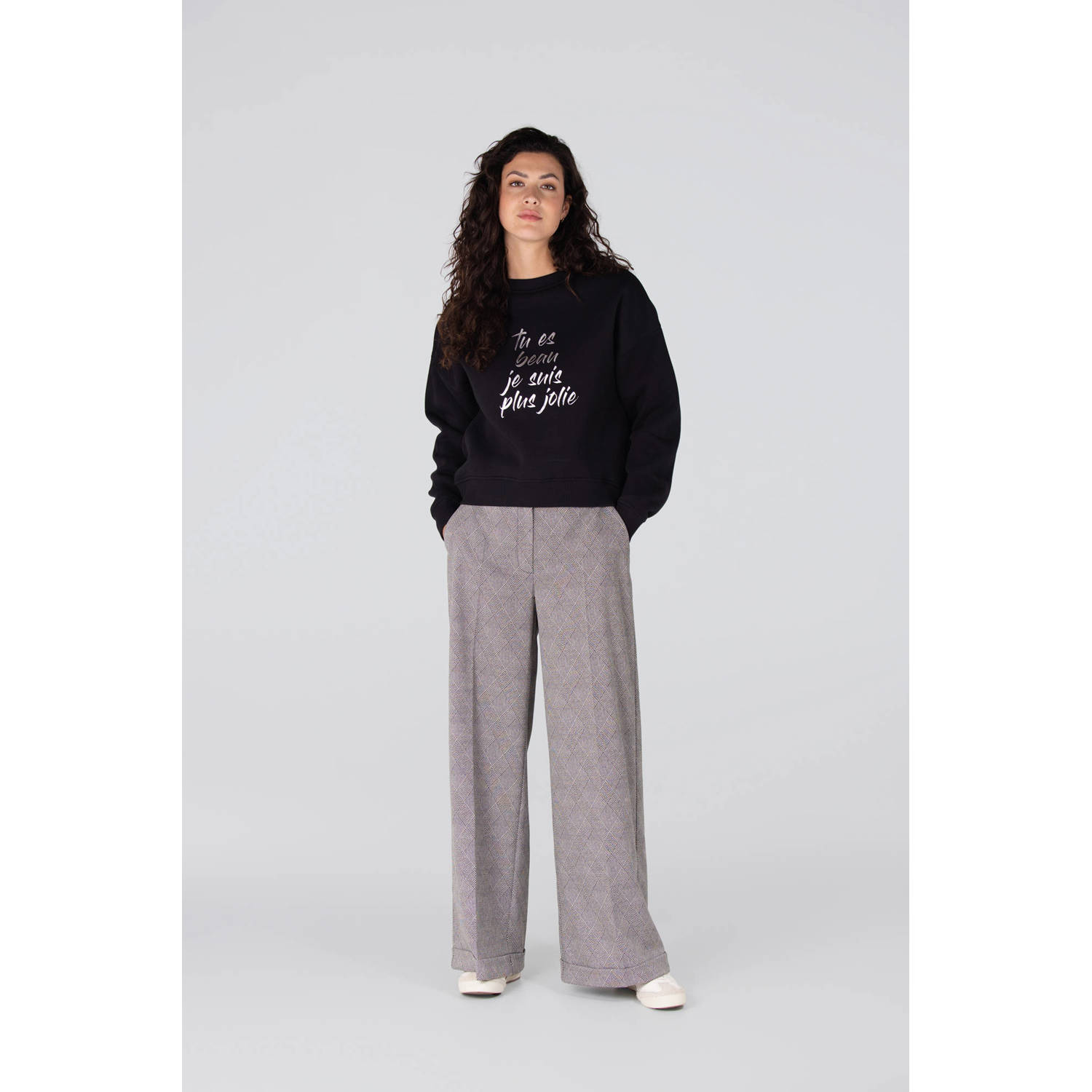 JANSEN Amsterdam sweater zwart