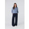 JANSEN Amsterdam cardigan blauw gebreid