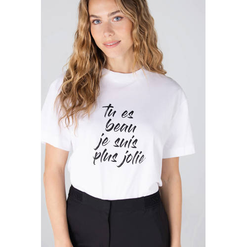 JANSEN Amsterdam T-shirt wit afbeelding