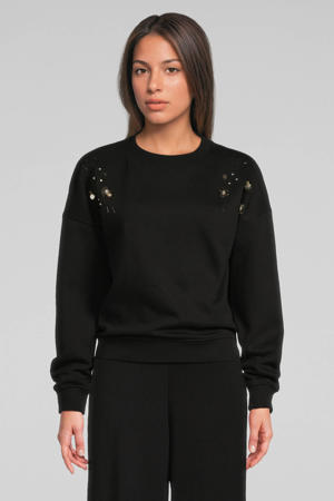 sweater zwart met pailletten