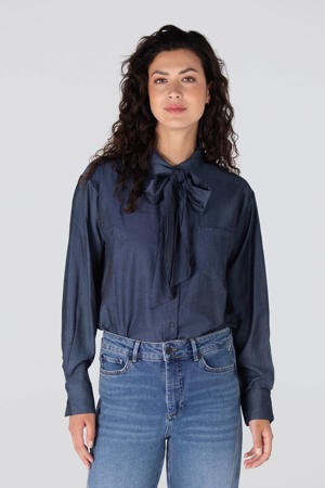 blouse donkerblauw