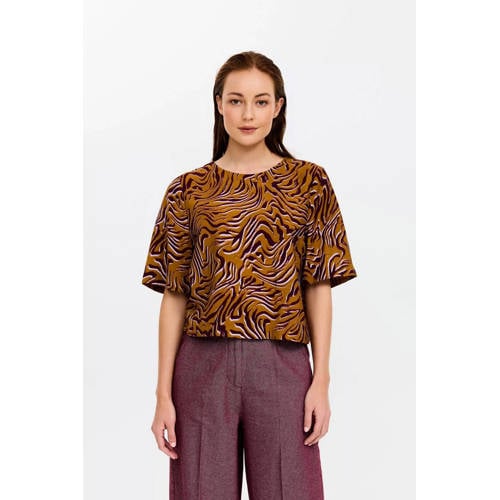 CKS blousetop bruin afbeelding