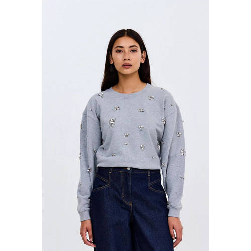 CKS sweater lichtgrijs afbeelding