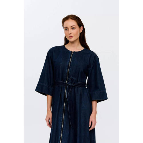 CKS denim spijkerjurk dark blue denim afbeelding